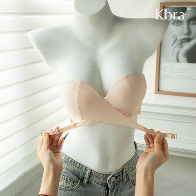 Kbra交叉聚拢防滑内衣女