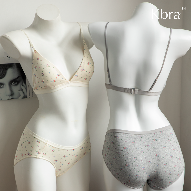 Kbra甜美碎花三角杯2025新款爆款