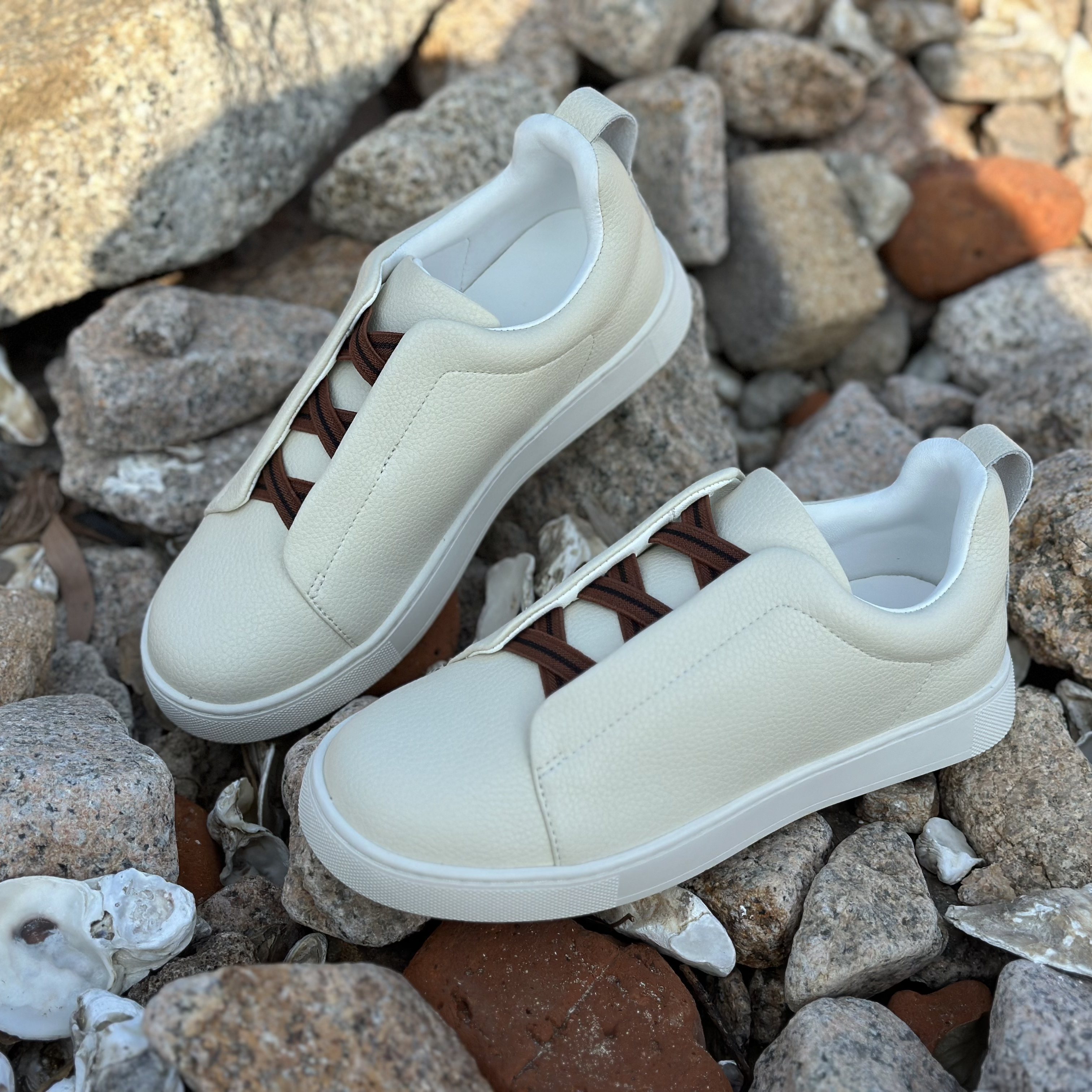 舒适好穿小白鞋 时尚一脚蹬荔枝纹牛皮松紧真皮休闲板鞋乐福鞋女,女鞋,休闲板鞋,淘宝优惠券,粉丝福利购,淘宝优惠卷