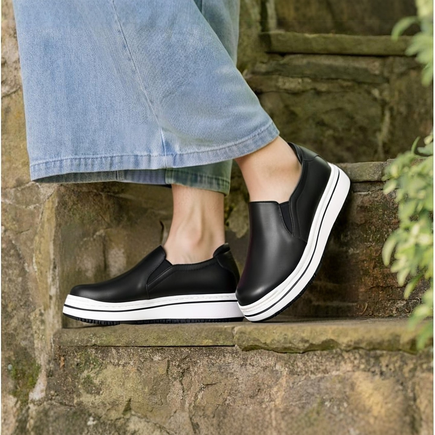 舒适健康鞋新款真皮乐福鞋出口美国足弓支撑轻便厚底休闲乐福鞋女,女鞋,浅口单鞋,淘宝优惠券,粉丝福利购,淘宝优惠卷