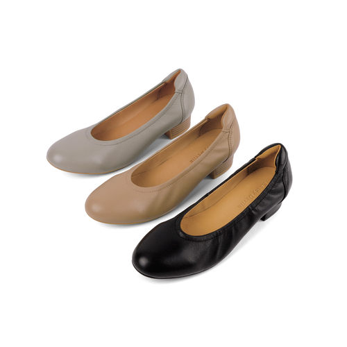 德芙琳新款羊皮小众浅口芭蕾舞鞋