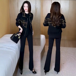 短外套女2025秋季新款时髦洋气加绒宽松显瘦短款小个子气质上衣