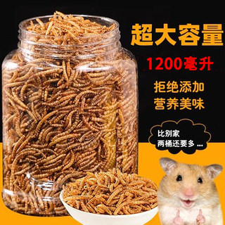 仓鼠零食罐装面包虫干小宠物用品粮食增肥黄粉虫干高蛋白大麦虫干