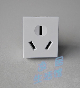 深思 开关 插座  118型墙壁16A三孔插座功能件 模块 F4 F6