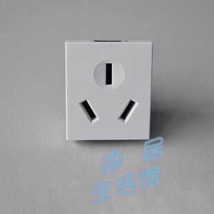 深思 开关 插座  118型墙壁16A三孔插座功能件 模块 F4 F6