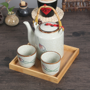 陶瓷中式复古水壶家用冷水壶大号凉水壶茶壶套装过滤泡茶壶耐高温