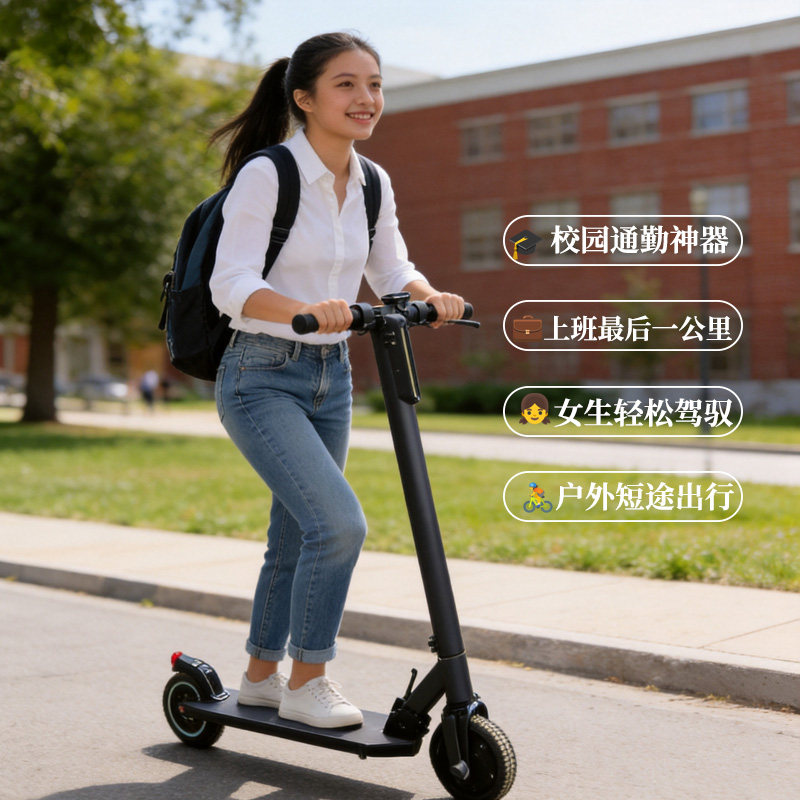 电动滑板车成人青少年折叠轻便代步车小型迷你电动车