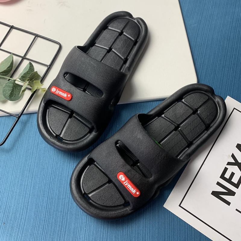 四季沥干镂空洗澡一字凉拖鞋