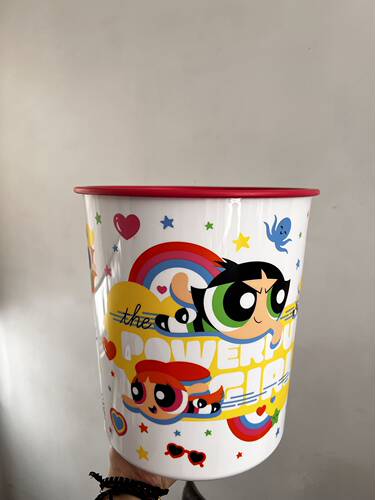 （海）特百惠5.5L噼啪桶 保鲜盒卡通 飞天小女警