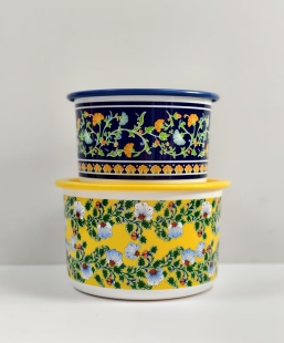 575ml 黄蓝花花噼啪桶套装 940ml 海