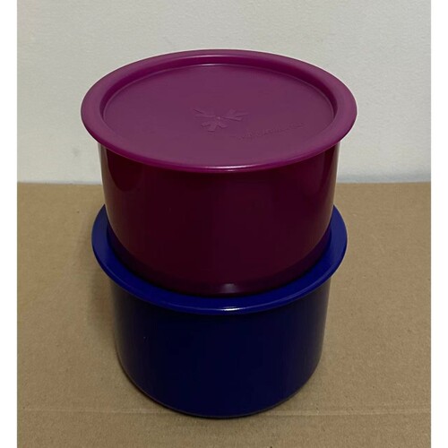(海) 噼啪桶 930ml 冷藏/干货/零食/密封 蓝/紫