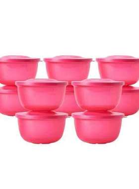 （海）400ml 红色圆形保鲜盒