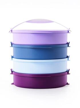 (海)800ml紫色系可丽饭盒 保鲜盒（无提手）
