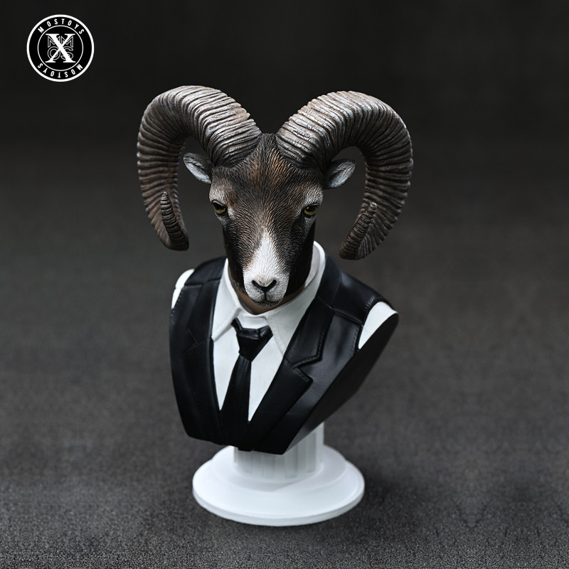 Mostoys1/6北山羊头雕2.0模型