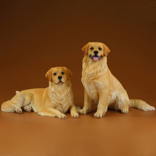 【JXK】金毛犬模型手办