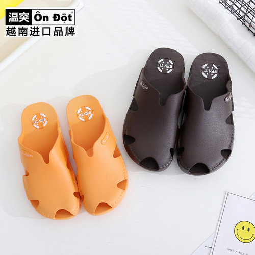 新款进口越南拖鞋温突橡胶防滑女