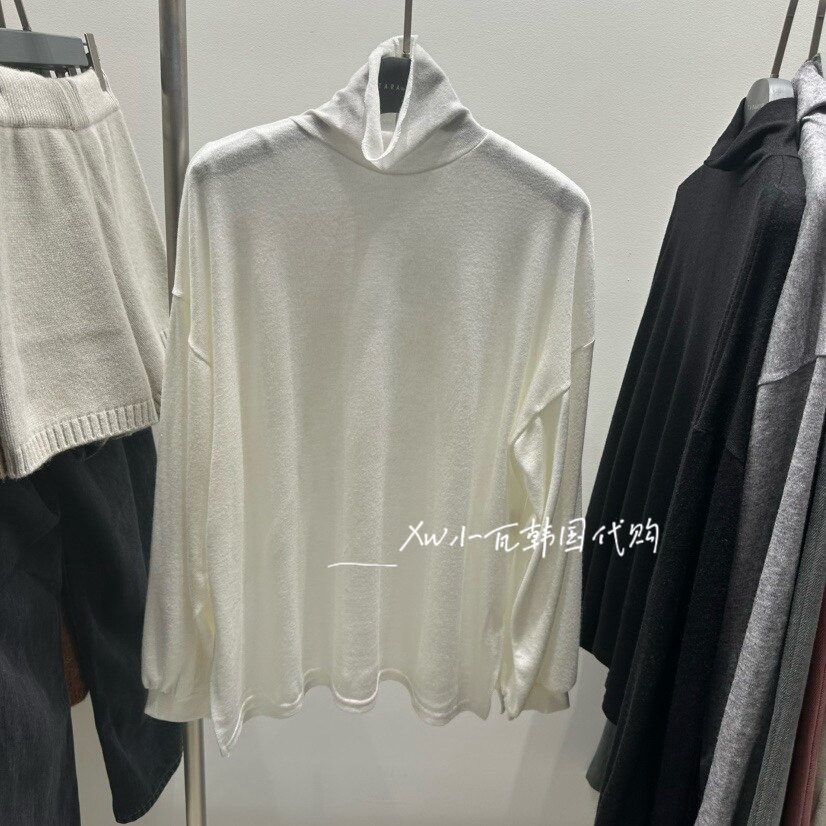 Korean High Neck Base Shirt - Taobao product photo 3