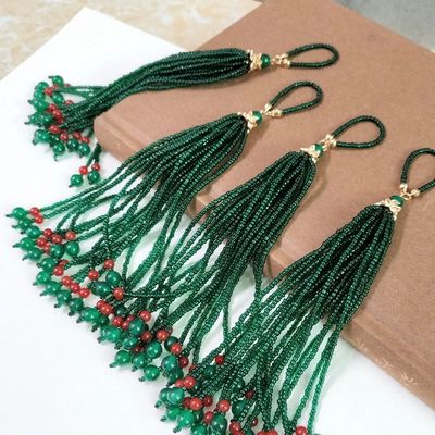 15cm中国风淡雅旗袍压襟民族风中国风挂件古风古典中式吊坠流苏