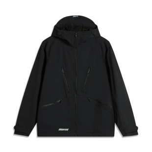 反伍防泼水宽松休闲连帽运动风衣AFDU505 款 李宁外套男士 2024冬季