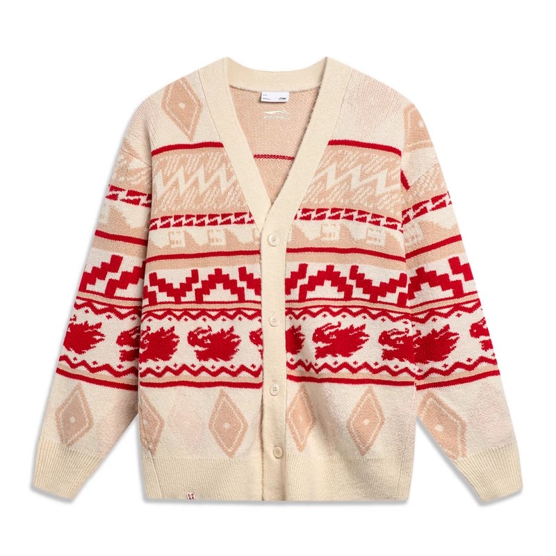 李宁男子毛衣针织外套