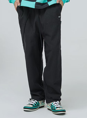 李宁秋季LNG鬼灭之刃系列宽松束脚休闲运动裤男女同款FHAD002