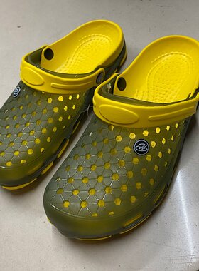 夏季防滑韩版果冻洞洞包头鞋