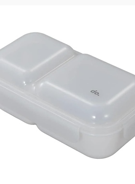 全新CB JAPAN 圆弧盖饭盒 灰白色 600ml 密封好 适合减脂人士