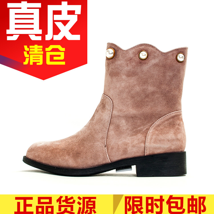 真皮头层牛皮高跟温柔