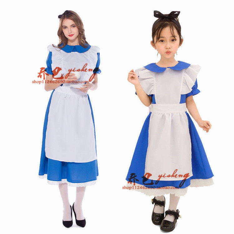 爱丽丝女仆cos红心皇后疯帽子服装仙境兔角色扮演绿野仙踪衣服