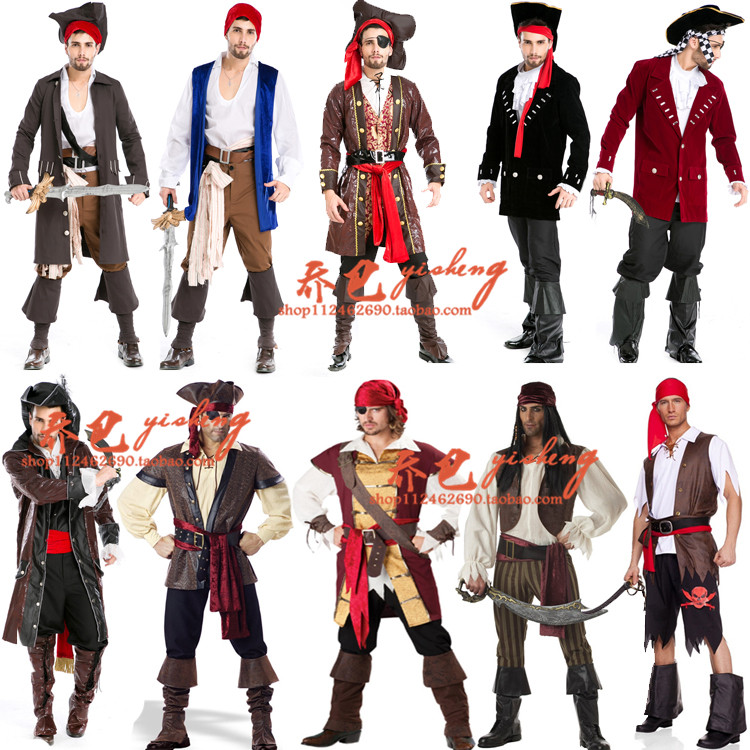 加勒比男海盗演出服装Cosplay海盗演出服装欧洲穷人演出服装出售