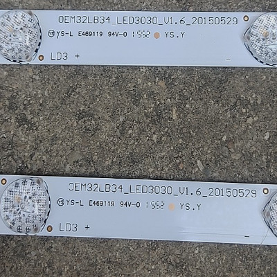 适用乐华美乐32M81A灯条OEM32LB34-LED3030-V1.6 32HR331M07A5