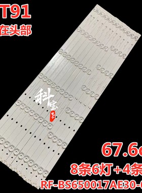 适用于海尔65T86 TA65HY5 65T91 K65E51灯条RF-BS650017AE30-0601