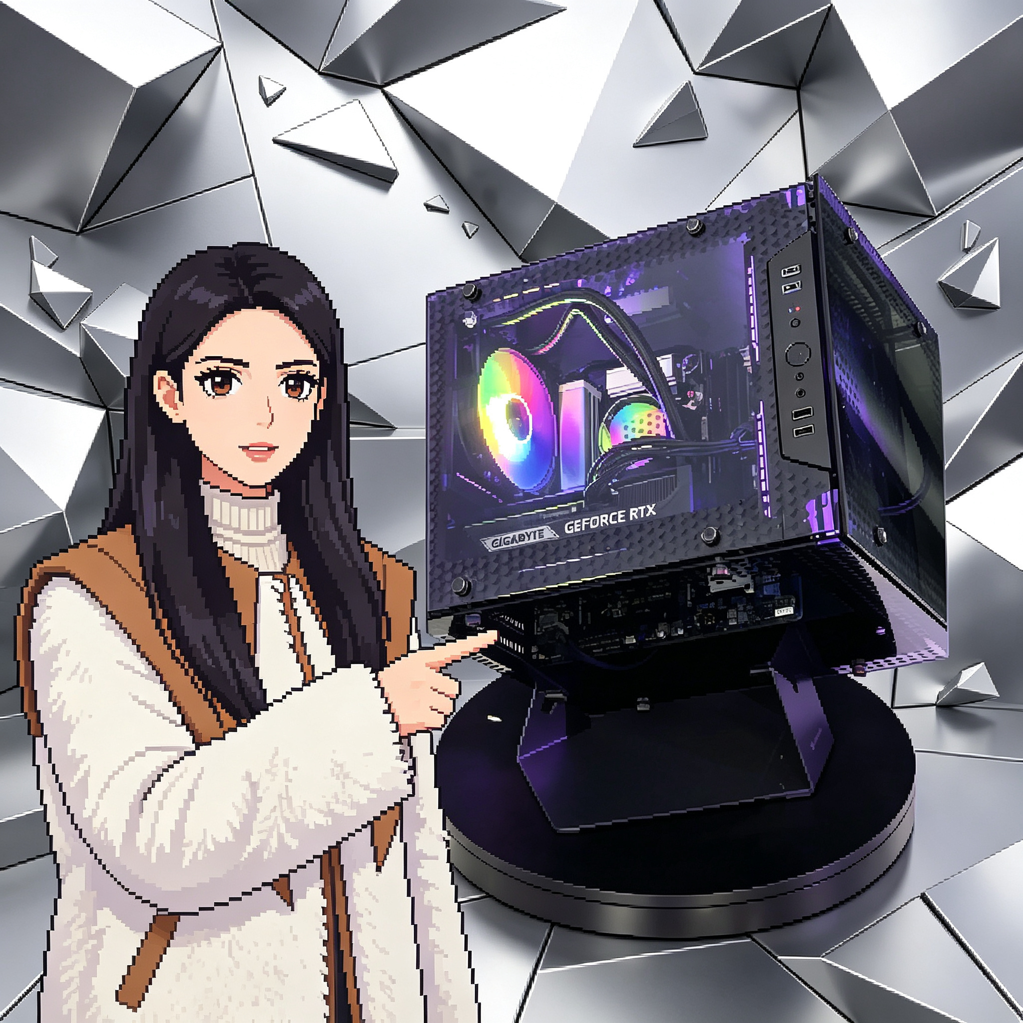 技嘉RTX5060/DDR5DIY电脑定制
