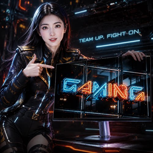 技嘉MO32U24OLED GamingMonitor4K显示器高清吃鸡LOL高分辨率大屏