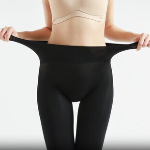 袜女士无痕莱卡美腿塑型性感黑丝秋冬 100D天鹅绒无缝深裆丝袜连裤