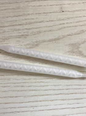 静态混合管160-616混胶管混胶嘴-混胶器 白色点胶管 胶嘴搅拌头