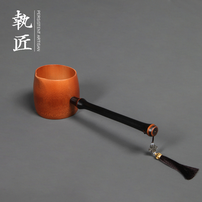 竹制筇竹手工大漆茶勺