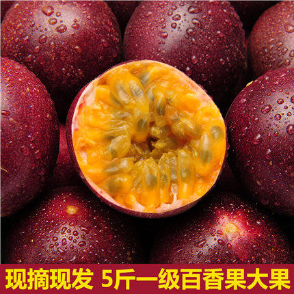 广西包邮一级新鲜现摘水果百香果