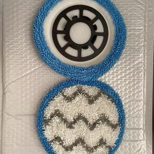 小狗吸尘器T12 Max Rinse /T11 Pro Rinse原装旋转擦地刷拖布2片