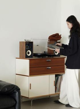 多匣lada 洛肯餐边柜咖啡柜唱片机柜