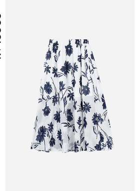 COCOLAN【青花瓷】100棉2026春季新款印花半裙女Q61BQ2092