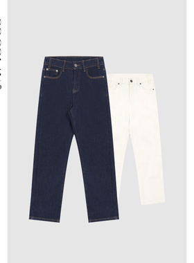 COCOLAN【小红马】九分裤烟管裤休闲牛仔裤女CL8K7055