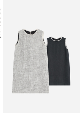 77七老板【名媛】2025春夏女装新款 流苏背心连衣裙CL3LYQ2567