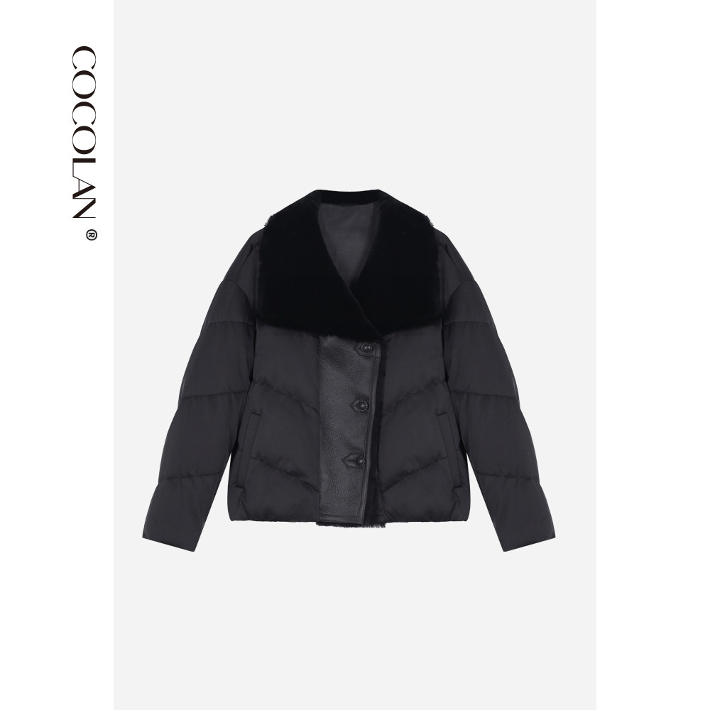 COCOLAN【泰晤士】90白鹅绒短款鹅绒服女CL8YR8362