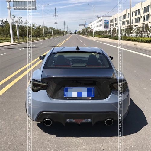 适用于丰田GT86碳纤维尾盖FT86 BRZ改装尾箱盖行李箱盖后盖大包围