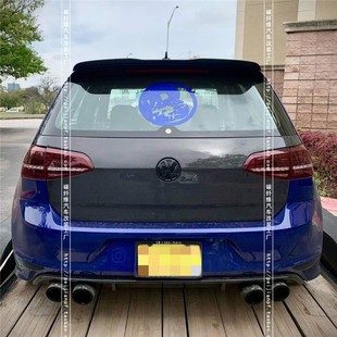 适用于大众高尔夫7碳纤维尾盖7.5代MK7改装尾箱盖尾门后盖大包围