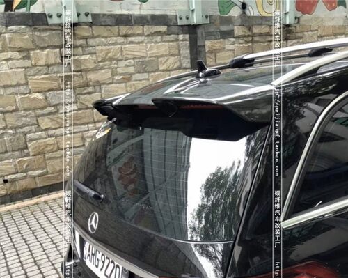 适用奔驰E300 E350 W212旅行版碳纤维尾翼S205瓦罐改装定风翼顶翼