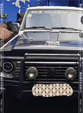 适用于日产途乐Y60碳纤维机盖Patrol改装引擎盖机头盖前盖大包围