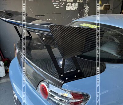 适用于马自达RX8碳纤维尾翼RX-8改装Voltex大尾翼定风翼机翼扰流