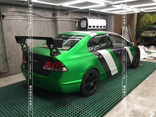 适用本田思域FD2碳纤维CIVIC FA1改装Varis大尾翼定风翼扰流包围